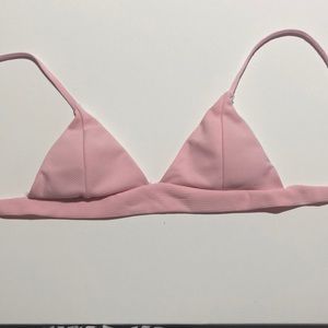 pink bikini top